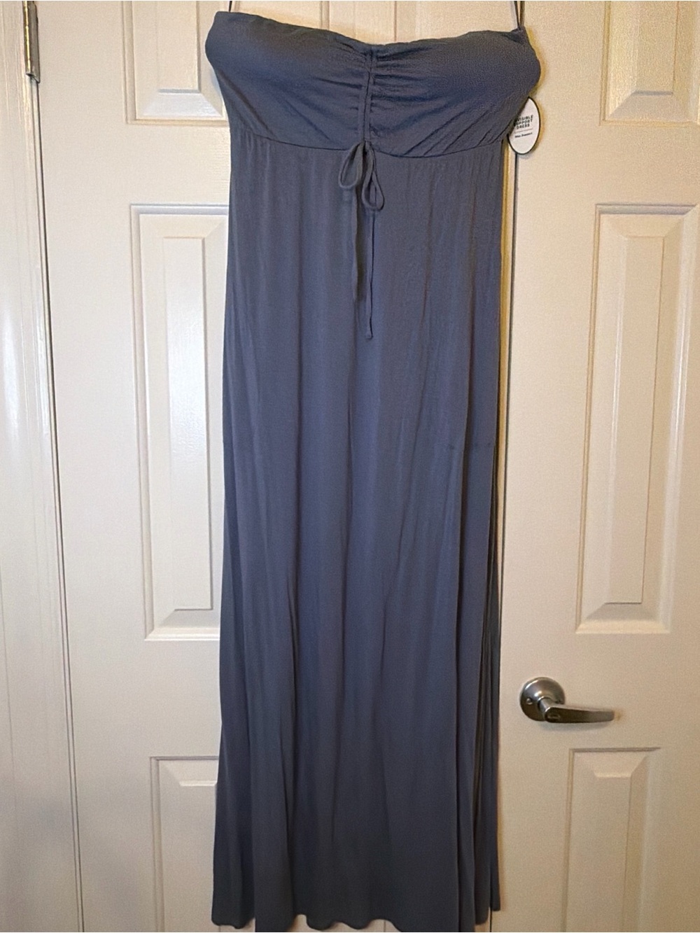 Soma steel Blue Strapless Maxi Dress
